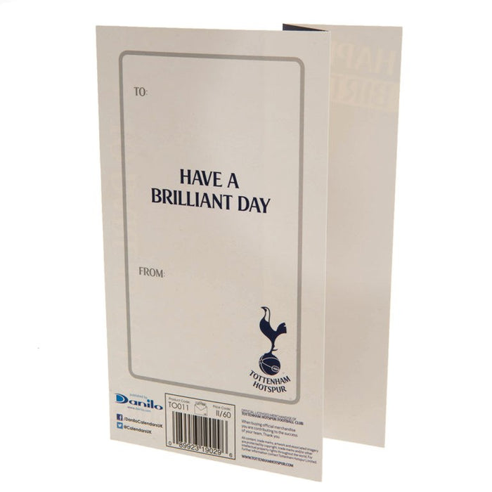 Tottenham Hotspur Birthday Card
