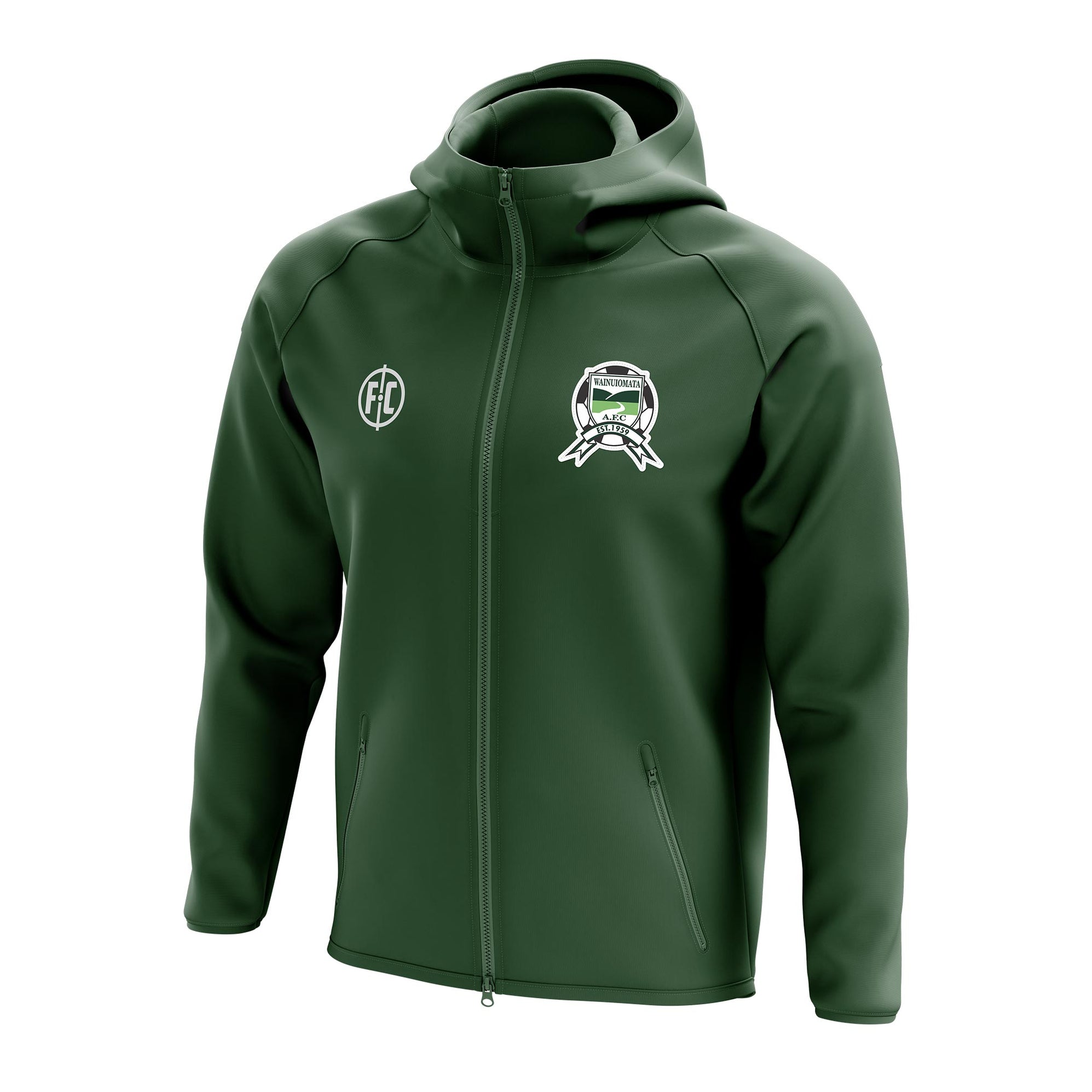 Wainuiomata AFC Microfibre Full Zip Hoodie — Football Central