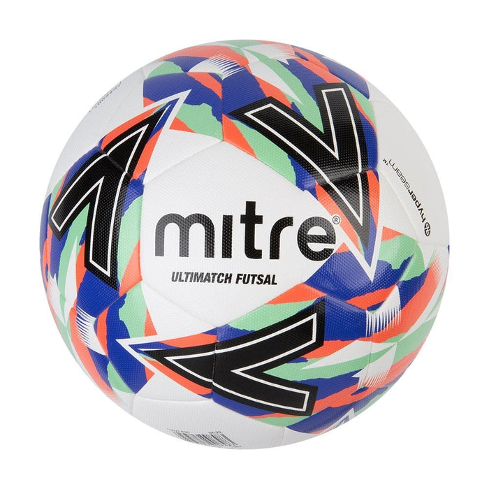 Mitre Ultimatch Futsal Ball 22 (White/Multi)